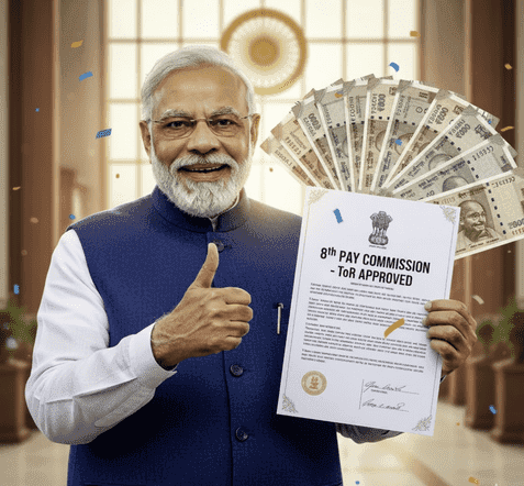 8th Pay Commission TOR Released: Union Cabinet Approves Terms of Reference 28 Oct 2025 | Download PDF